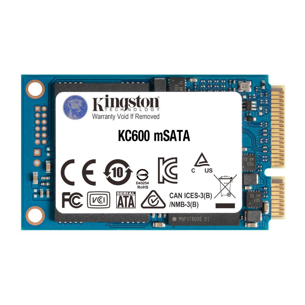 256GB SSD KINGSTON KC600, mSATA - KIN-SSD-SKC600MS-256G