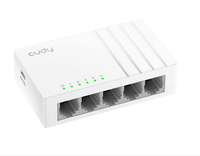 Суич Cudy GS105U, 5 портов, 10/100/1000, Auto-MDI/MDIX, USB-C Port - CUDY-GS105U thumbnail 2