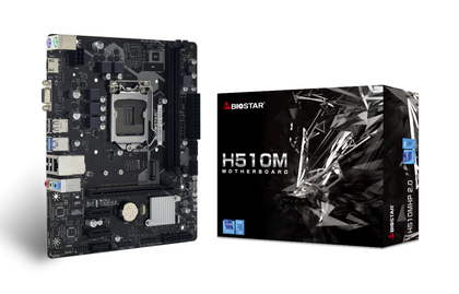 Дънна платка BIOSTAR H510MHP 2.0, LGA1200, DDR4, mATX - BIO-MB-H510MHP-2.0