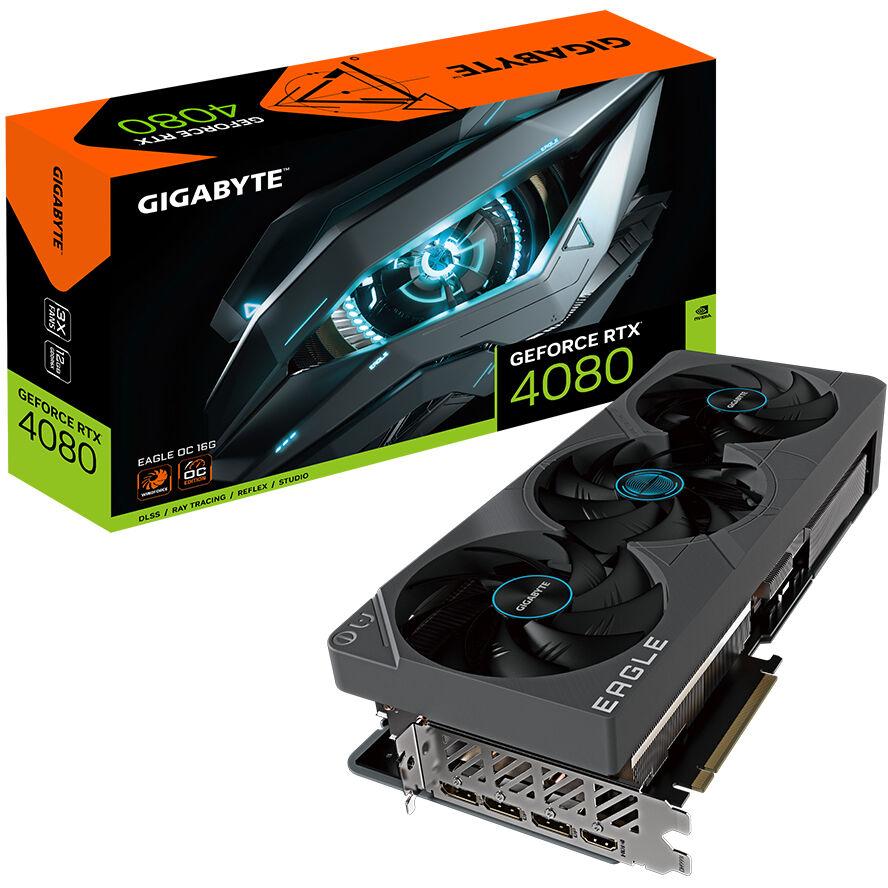 Gigabyte RTX4080 EAGLE OC 16GB GDDR6X HDMI 3xDP - (A) - GV-N4080EAGLE OC-16GD (8 дни доставкa)