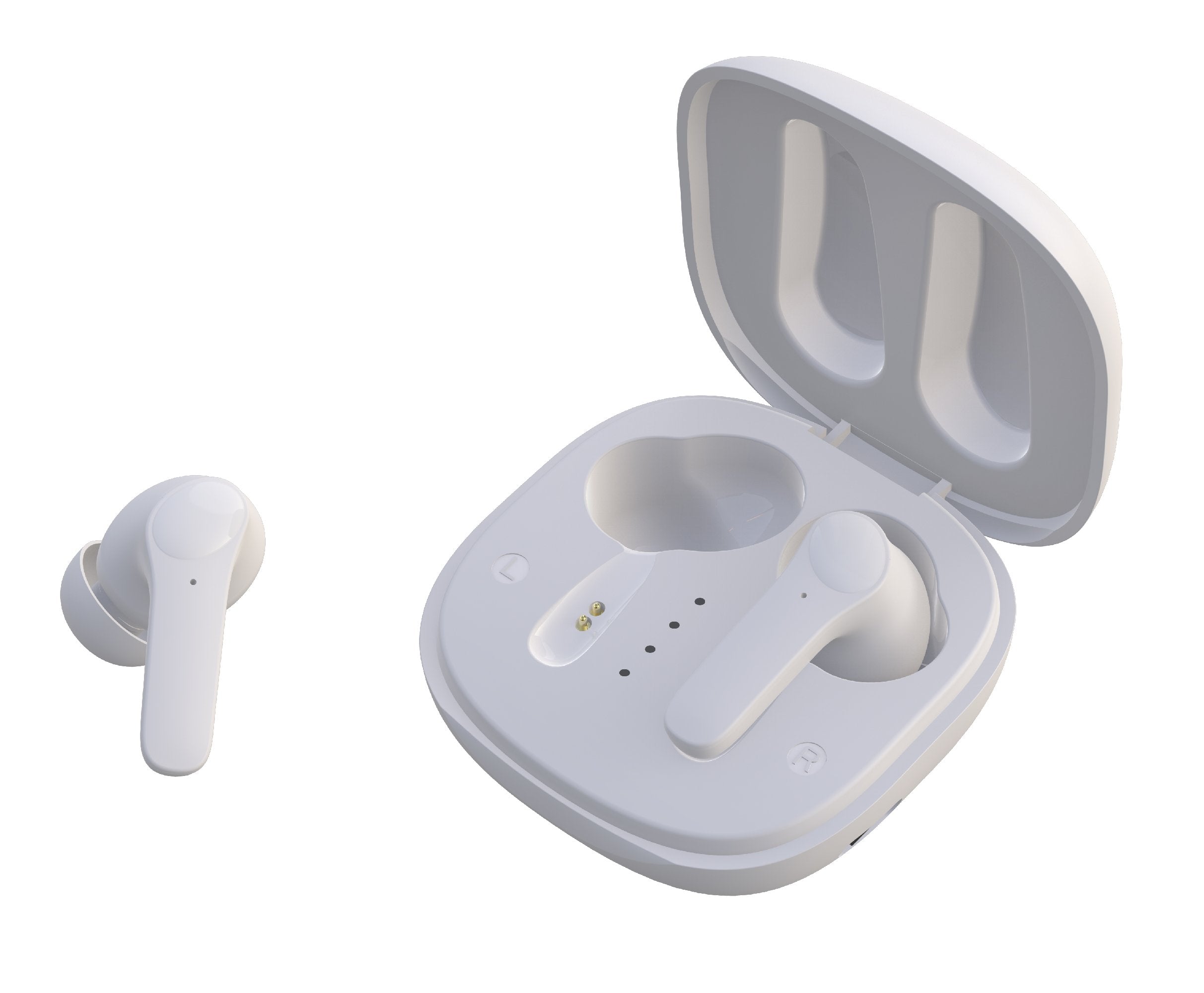 VCom Безжични слушалки TWS Bluetooth 5.1 IM0339 White - IM0339-WH