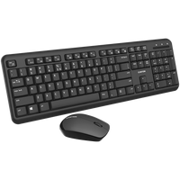CANYON SET-W20 EN/BG Keyboard+Mouse Velvet Wireless Black - CNS-HSETW02-BG thumbnail 1