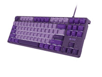 Геймърска клавиатура Fury Kanabo K2, US layout, White backlight, Mechanical, Violet thumbnail 2