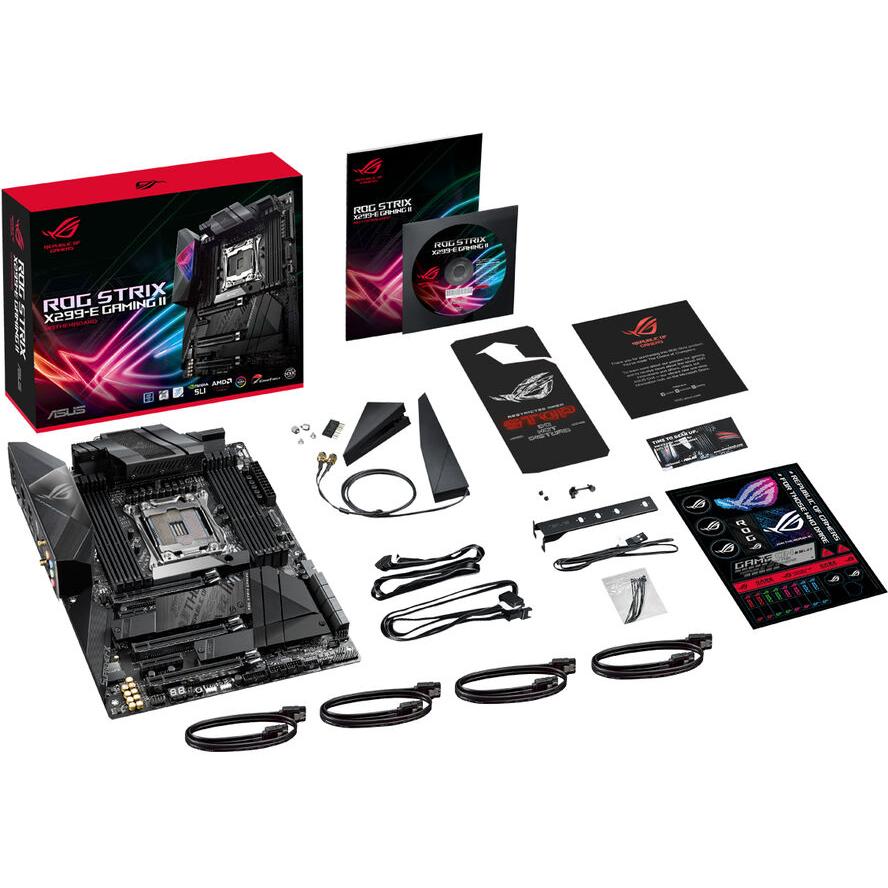 Дънна платка ASUS ROG STRIX X299-E GAMING II (Intel,DDR4,ATX) - (A) - 90MB11A0-M0EAY0 (8 дни доставкa)