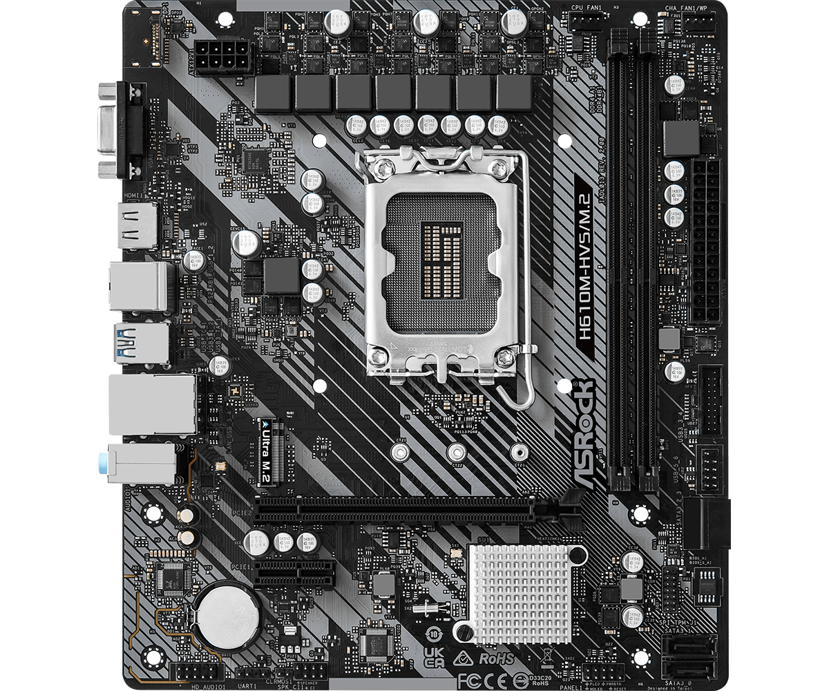 Дънна платка ASROCK H610M-HVS/M.2 R2.0 - 67611