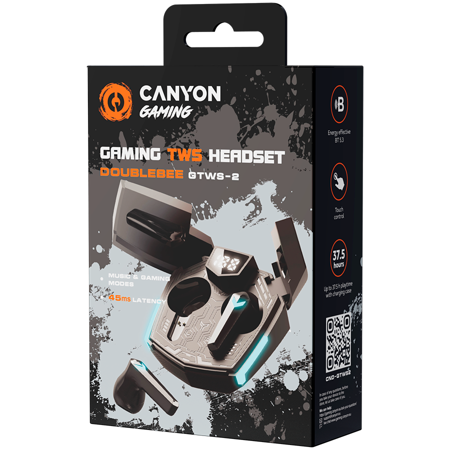 CANYON GTWS-2, Gaming True Wireless Headset