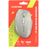 Мишка CANYON mouse MW-21 BlueLED 7buttons Wireless Cosmic Latte - CNS-CMSW21CL thumbnail 7