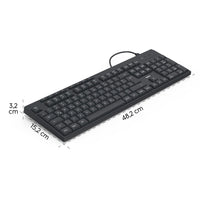 HAMA Жична клавиатура CK-200, кирилизирана, USB-A, USB-C, мулт.бутони - HAMA-173052 thumbnail 6
