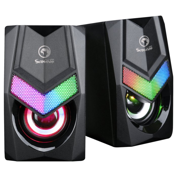 Marvo тонколони 2.0 6W Rainbow backlight - MARVO-SG-118