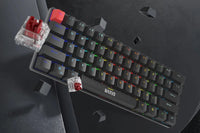 Marvo механична геймърска клавиатура Gaming Mechanical keyboard Saber 61 KG933G - 61 keys, Red Switches [Linear] (MARVO-KG933G-BK) thumbnail 2