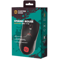 CANYON mouse Carver GM-116 6buttons Wired Black - CND-SGM116 thumbnail 1