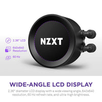 Охлаждаща система NZXT Kraken Elite RGB 280 Black, Customizable LCD Display - NZXT-FAN-RL-KR28E-B1 thumbnail 3