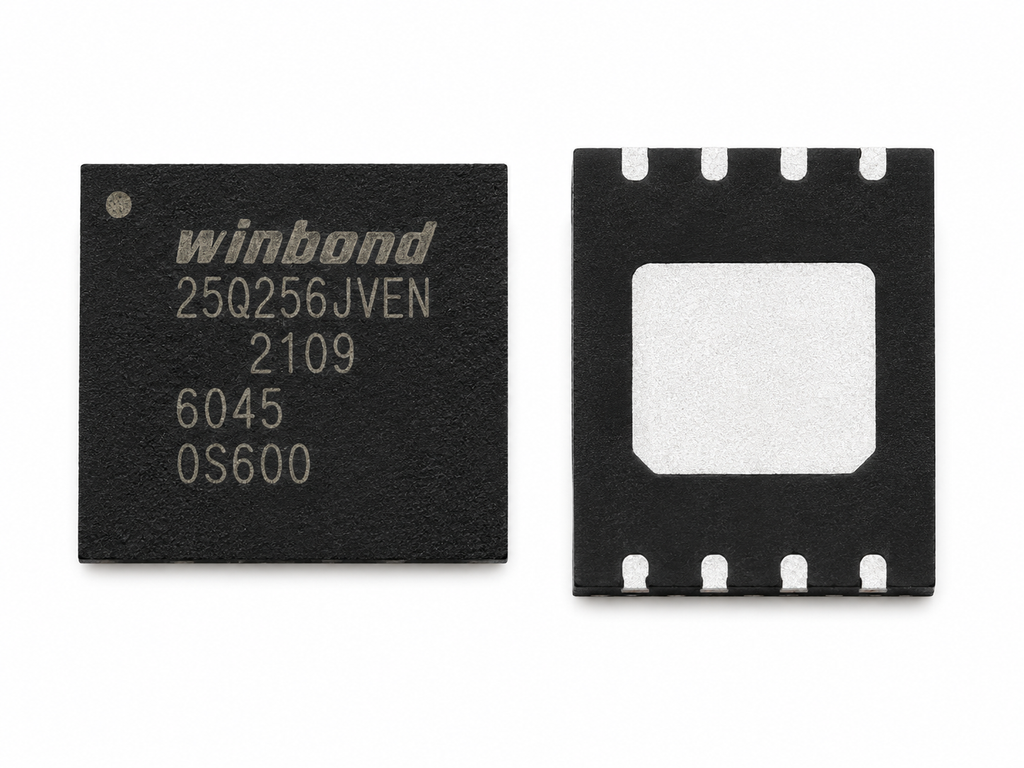 Биос чип W25Q256JVEIN 256Mbit 32MB SPI NOR Flash BIOS IC Chip WSON-8