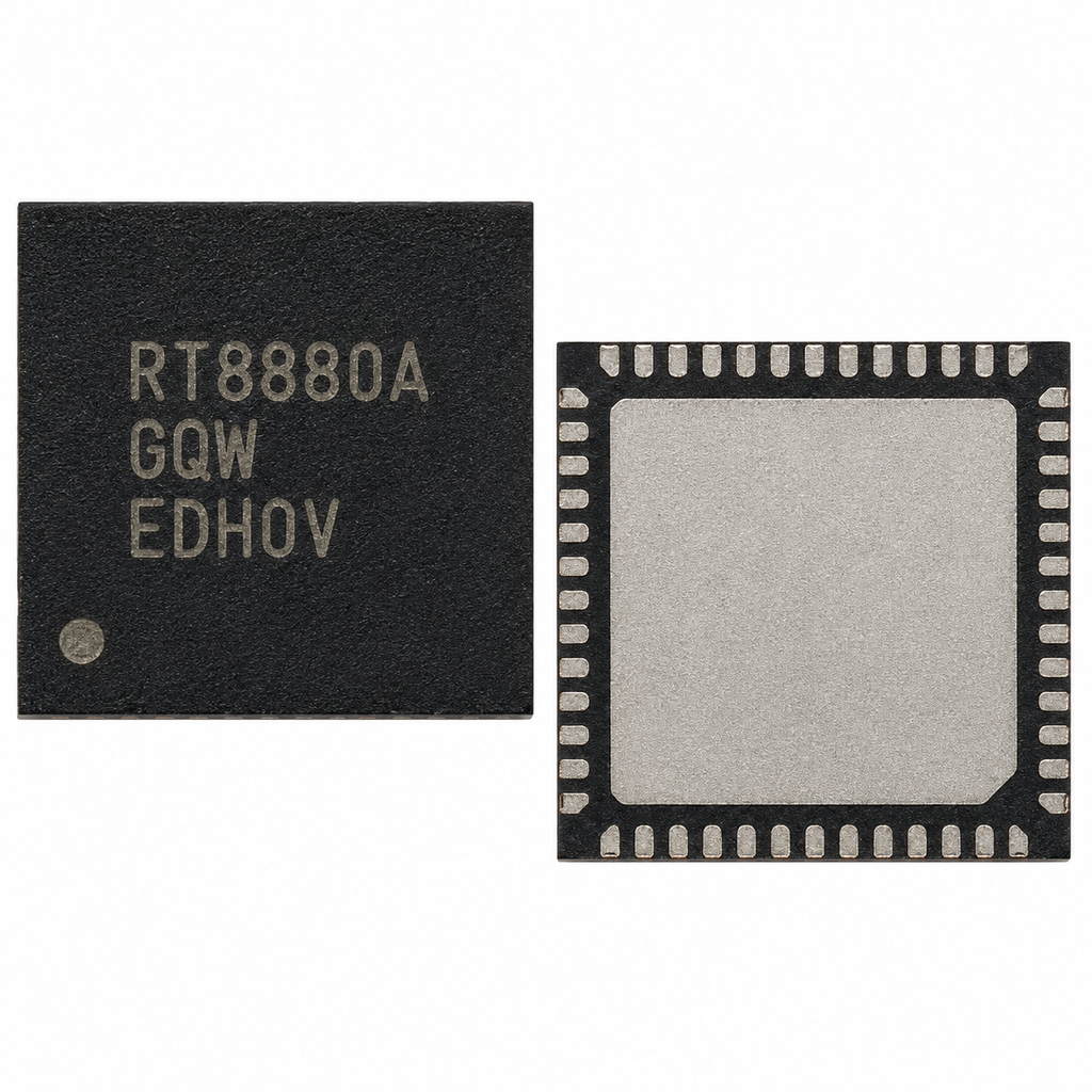 RT8880AGQW 3+2 Phase PWM Controller SVI2 WQFN-52 Richtek