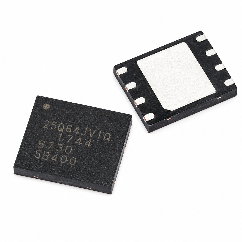 W25Q64JVZPIQ 64Mbit SPI NOR Flash Memory IC WSON-8