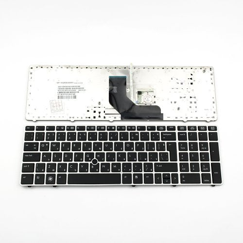 Клавиатура за лаптоп HP ProBook 8560p 8570p 6560p 6565p ProBook 6560b 6565b Сребриста с Кирилица