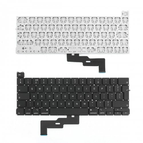 Клавиатура за лаптоп Apple Macbook Pro A2289 Black (For Backlit) UK / Черна с Голям Ентър