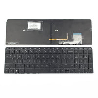 Клавиатура за лаптоп HP Envy M6-K - Черна Без Рамка с Подсветка Малък Ентър (No Frame, US With Backlit) thumbnail 1