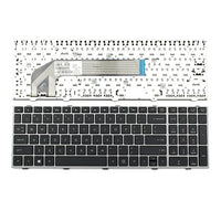 Клавиатура за лаптоп HP ProBook 4540s 4545s Черна със Сива Рамка (Gray Frame Black) thumbnail 1