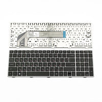 Клавиатура за лаптоп HP ProBook 4540s 4545s Черна със Сива Рамка (Gray Frame Black) - с Кирилица thumbnail 1