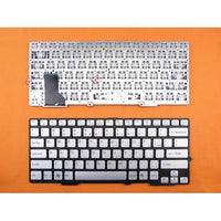 Клавиатура за лаптоп Sony Vaio SVE13 Сребриста Без Рамка (Малък Ентър) / Silver Without Frame US For Backlit thumbnail 1