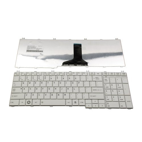 Клавиатура за лаптоп Toshiba Satellite C650 C655 C660 L650 L655 Бяла