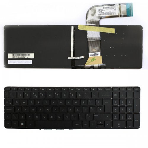 Клавиатура за лаптоп HP Pavilion 15-P 17-F Envy M7-K 17-K 15-V 15-K Black Without Frame UK (BIG Enter) With Backlit