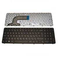 Клавиатура за лаптоп HP Pavilion 15-e 15-n 15-r HP 250 G3 Черна с Черна рамка, Гланцова с Кирилизация thumbnail 1