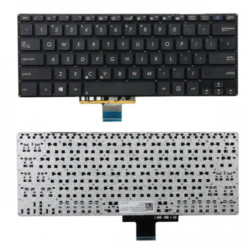 Клавиатура за лаптоп Asus S301 S301L S301LA S301LP Черна без рамка (малък Enter)