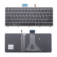 Клавиатура за лаптоп HP EliteBook Folio 1020 G1 Черна със Сребриста Рамка с Подсветка / Silver Frame Black With Backlit thumbnail 1