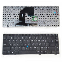Клавиатура за лаптоп HP ProBook 6460 6465 6470B EliteBook 8460p Черна с Рамка и Pointing Stick thumbnail 1