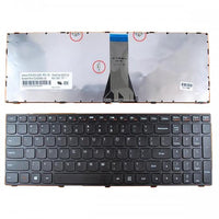 Клавиатура за лаптоп Lenovo IdeaPad B50-30 G50-30 G50-70 Черна с черна рамка / Black Frame Black thumbnail 1