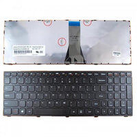 Клавиатура за лаптоп Lenovo IdeaPad B50-30 G50-30 G50-70 Черна с черна рамка / Black Frame Black с Кирилица thumbnail 1