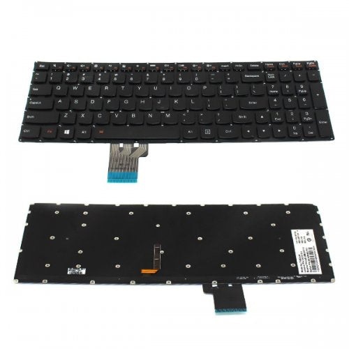 Клавиатура за лаптоп Lenovo IdeaPad S510 Black Without Frame US With Backlit