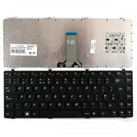 Клавиатура за лаптоп Lenovo IdeaPad Y470 Y471 Y470M Y470N Black Frame Black с Кирилица thumbnail 1