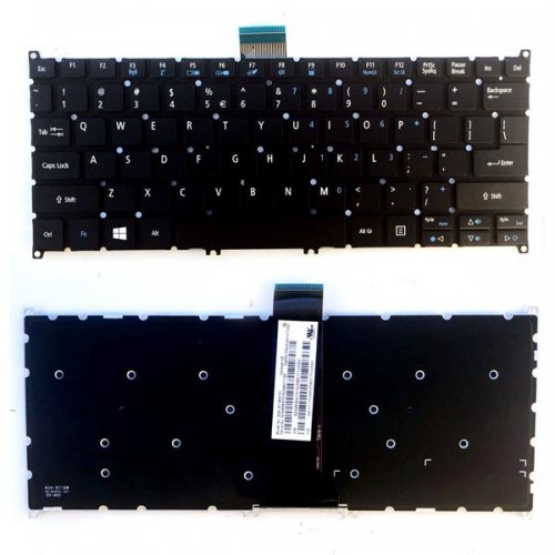 Клавиатура за лаптоп Acer Aspire V5-122P Black Without Frame US/UK с Кирилица