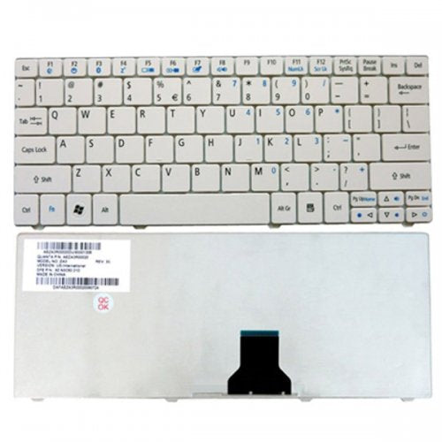 Клавиатура за лаптоп Acer Aspire One 751H (ZA3) 752 White US/UK