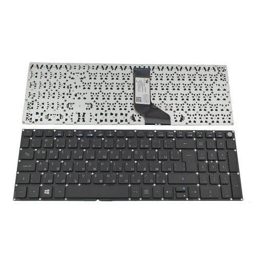 Клавиатура за лаптоп Acer Aspire E5-722 E5-772 V3-574G E5-573 Черна Без Рамка (Малък Ентър) No Frame Black US/UK