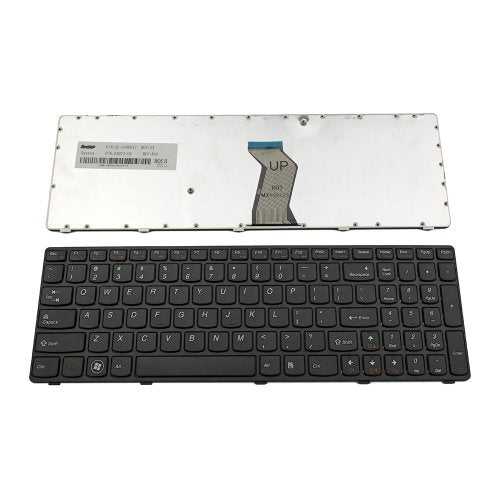 Клавиатура за лаптоп Lenovo Y570 Черна с Черна Рамка