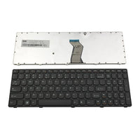 Клавиатура за лаптоп Lenovo Y570 Черна с Черна Рамка thumbnail 1