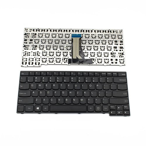 Клавиатура за лаптоп Lenovo E40-30 E40-45 E40-70 E40-80 E40-81 E41-70 Черна с Черна Рамка с Кирилица / Black Frame Black