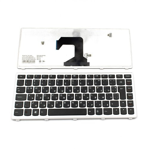 Клавиатура за лаптоп Lenovo U410 Silver Frame Black / Черна със Сребриста Рамка