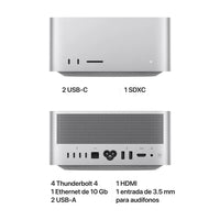 Apple Mac Studio 13,1 A2615 Desktop Mini  - Клас A Реновиран компютър thumbnail 3