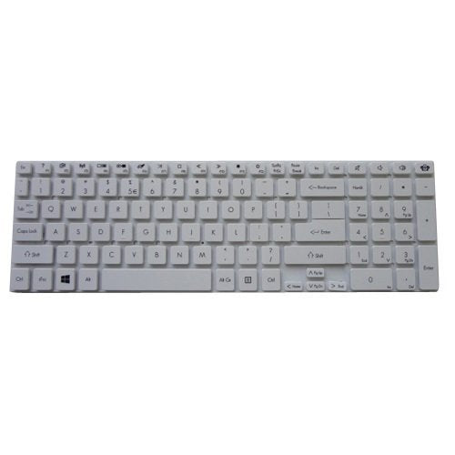 Клавиатура за лаптоп Gateway NV56 NV55 NV52L NV76 Packard Bell EasyNote TV43 TV44 White Without Frame / Бяла Без Рамка US