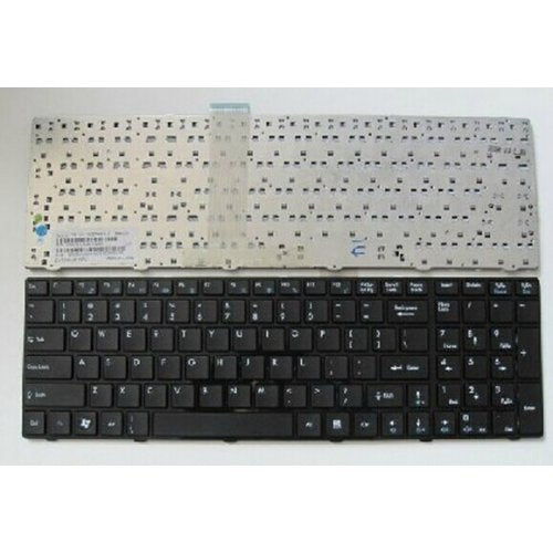 Клавиатура за лаптоп MSI GT660 GT660R GT663 GT685 GT685R Гланцова с черна рамка US с Кирилица
