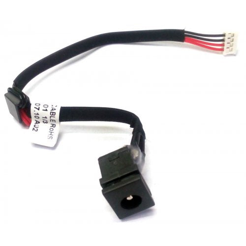 Букса за лаптоп (DC Power Jack) PJ439 (PJ067*) 2.5mm center pin - Toshiba Satellite C650 C655 C655D L505 L505D TYPE 2 With Cable