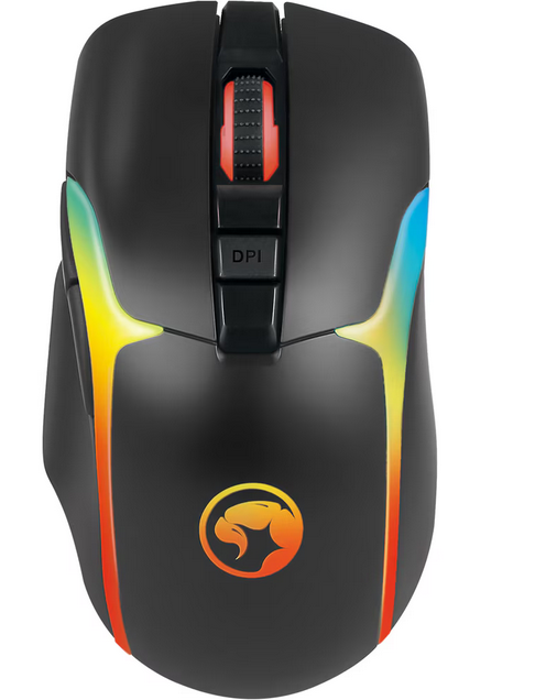 Безжична мишка Marvo M729W, 4800dpi, оптична, Wireless, Черна