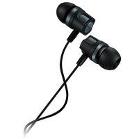 CANYON Stereo earphones with microphone, 1.2M, dark gray - CNE-CEP3DG thumbnail 2