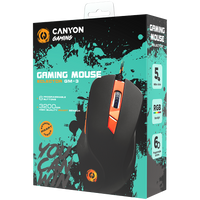 CANYON Eclector GM-3, Wired Gaming Mouse with 6 programmable buttons, Pixart optical sensor - CND-SGM03RGB thumbnail 1
