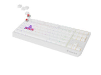 Геймърска клавиатура Genesis Thor 230 TKL Wireless US White RGB Mechanical Outemu Red thumbnail 1